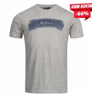 Ben Sherman heren t-shirts in diverse kleuren voor €12,99 bij Sport-Korting