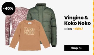 40% op alles van Vingino en Koko Noko in de outlet bij Kixx