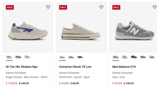 15% korting op je bestelling bij Footlocker voor members