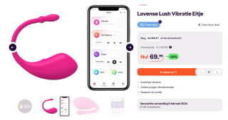 Lovense Lush Vibratie Eitje (via app remote te bedienen) voor €69,95