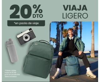 20% descuento en packs de viajes seleccionados desde totto
