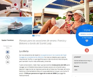 Crucero Mediterráneo con noche en Ibiza desde 1.121€