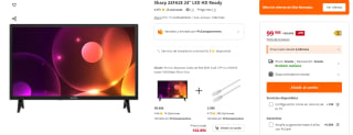 TV Sharp 24FA2E 24" LED HD Ready por 99,90€