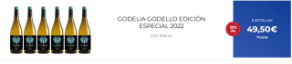 6 Botellas de Godelia Godello Edición Especial 2022 por 39.5€