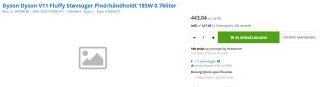 Dyson V11 Fluffy draadloze stofzuiger voor €443,04 bij Max ICT