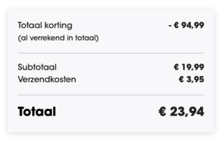 Pak nu 1+1 gratis op de sale van Lucardi