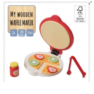 Set Máquina de Gofres Madera FSC 100% +2 años por 7.99€