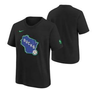 Camiseta para Peques de los Milwaukee Bucks Nike City Edition Logo por 18.6€