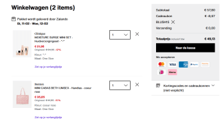 15% extra korting op geselecteerde verzorgingsproducten en meer bij Zalando