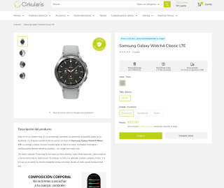 Samsung Galaxy Watch4 Classic LTE Reaco por solo 83€