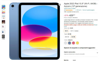 Apple iPad 2022 voor €409 bij Amazon.it