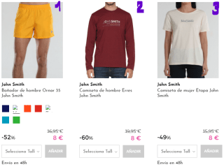 JOHN SMITH - Prendas y zapatos hasta 9€