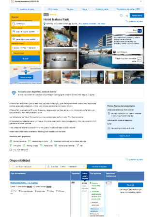 3 Noches Park Hotel Natura Comarruga desde 249€ con Booking