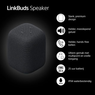 Sony LinkBuds Speaker - Draadloze draagbare Bluetooth speaker voor €99 bij Amazon