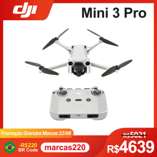 Drone da DJI, modelo mini 3 Pro Zangão 4K - R$ 4.657,38