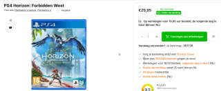 Horizon forbidden Westvoor €29,95 via AllYourGames