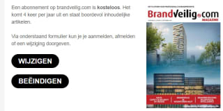 Abonnement van Brandveilig magazine gratis