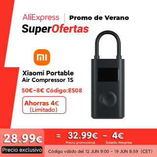 Bomba de Aire Portátil 1S por solo 28,99€