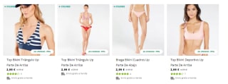 Ropa de baño mujer desde 2,99€ y bikini completo por 3,90€ alucina