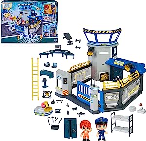 Set Pinypon Action- Ladrón a la Prisión, cárcel Centro penitenciario comisaría policía por 22,40€
