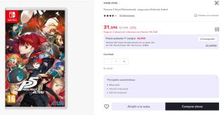 Videojuego Persona 5 Royal Nintendo por 19,59€