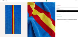 Toalla de playa Selección 22 El Corte Inglés160x90cm por solo 8,45€