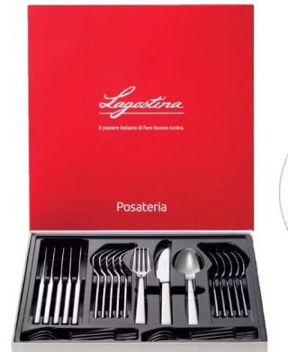 24-Delige Bestekset Lagostina Maia voor €39,95 bij iBOOD