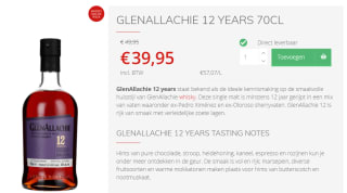 Glenallachie 12 Years 70cl whisky voor €39,95 bij Drankdozijn