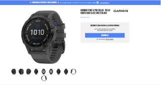 Reloj Garmin fenix 6 pro solar por 399,99€