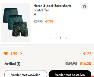 10% extra korting op de sale bij Muchachomalo