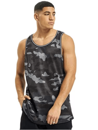 Camiseta Urban Classics Camo Mesh deportiva sin mangas Hombre por solo 11,19€