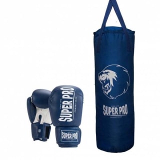 Saco de boxeo y guantes Super Pro Combat Gear por 29.9€