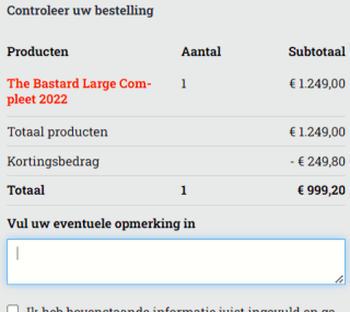 The Bastard barbecue large complete 2022 voor €999,20 dmv code bij Bbqkopen