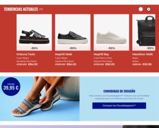 Rebajas hasta -50% en Clarks.