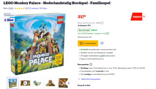 LEGO Monkey Palace Bordspel voor €31,50 bij Bol