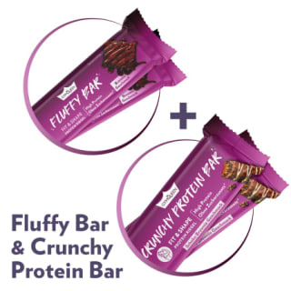 12x Crunchy Protein Bar en 12x Fluffy Protein Bar voor €22,79 dmv code bij Gymqueen