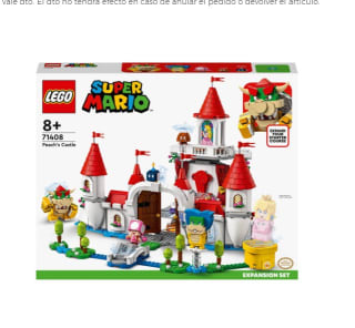 Set de Expansión: Castillo de Peach con Toadette y Bowser LEGO Super Mario por 65€