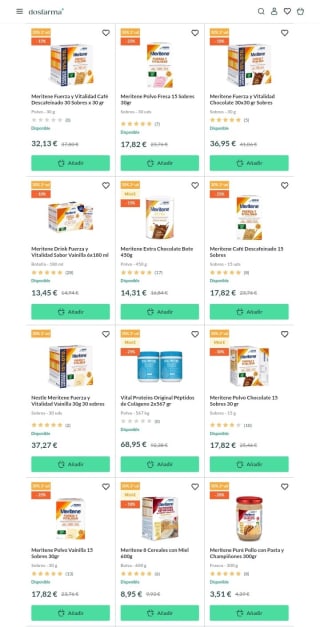 -30% en la Segunda Unidad Meritene, Vital Proteins.