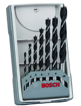 Bosch Professional 7-delige Robust Line houtspiraalborenset voor €4,72 bij Amazon.nl