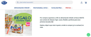 Regalo cuchara Tiggex por compras superiores a 30€