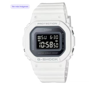 Reloj G-SHOCK Acuático 200 metros Casio 42x49mm Blanco por solo 58,48€