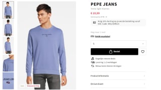 85% korting op Pepe Jeans bij Otrium