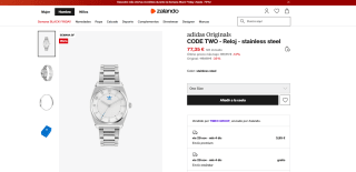 Reloj marca adidas Originals Code two por 77,35€