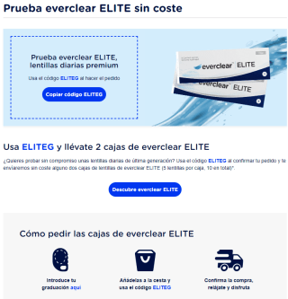 2 Cajas de lentillas gratis