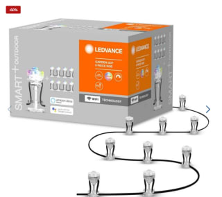 4 pack LEDVANCE SMART+ WiFi Garden Dot LED-spot 9-delige set voor €49,95 bij Ibood