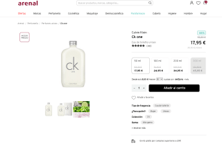 Perfurme Calvin klein CK One por 17,95€