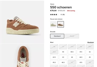 New Balance - 550 - Sneakers voor €75 bij New Balance