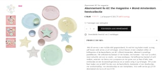 Abonnement 6x &C + Blond Amsterdam &C serviesset voor €50