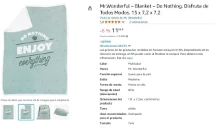 Manta Mr.Wonderful – Blanket – Do Nothing por 11,04€