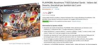 PLAYMOBIL Novelmore Sal'ahari Sands - Zandstormbrekers voor €29,39 via Amazon